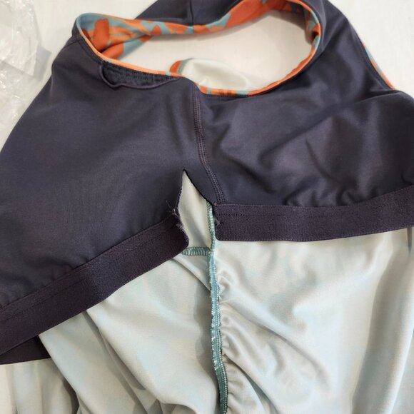 Prana Womens Pearl Isla Dress Orange Blue Stretch Size Small NWT *Flawed* - Picture 11 of 12